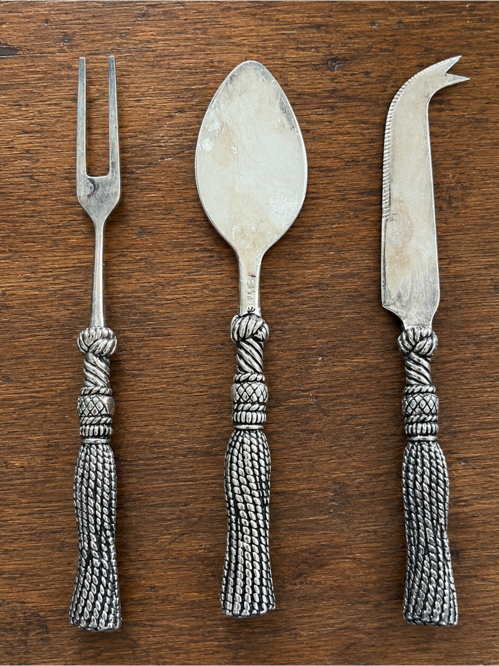 Silver Tassel-Handle Serving Set - Home Dining
